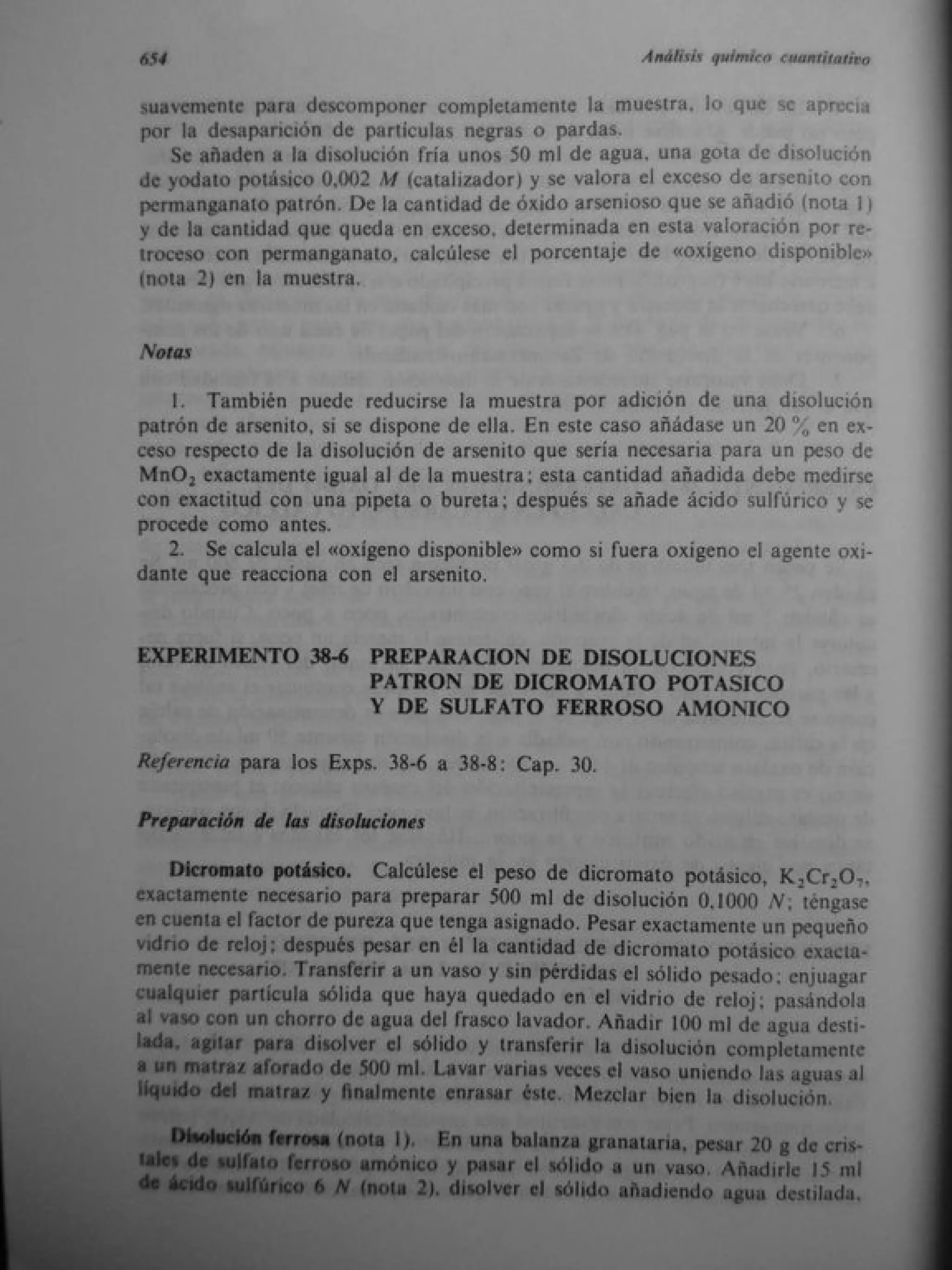 Analisis Quimico de AYRES