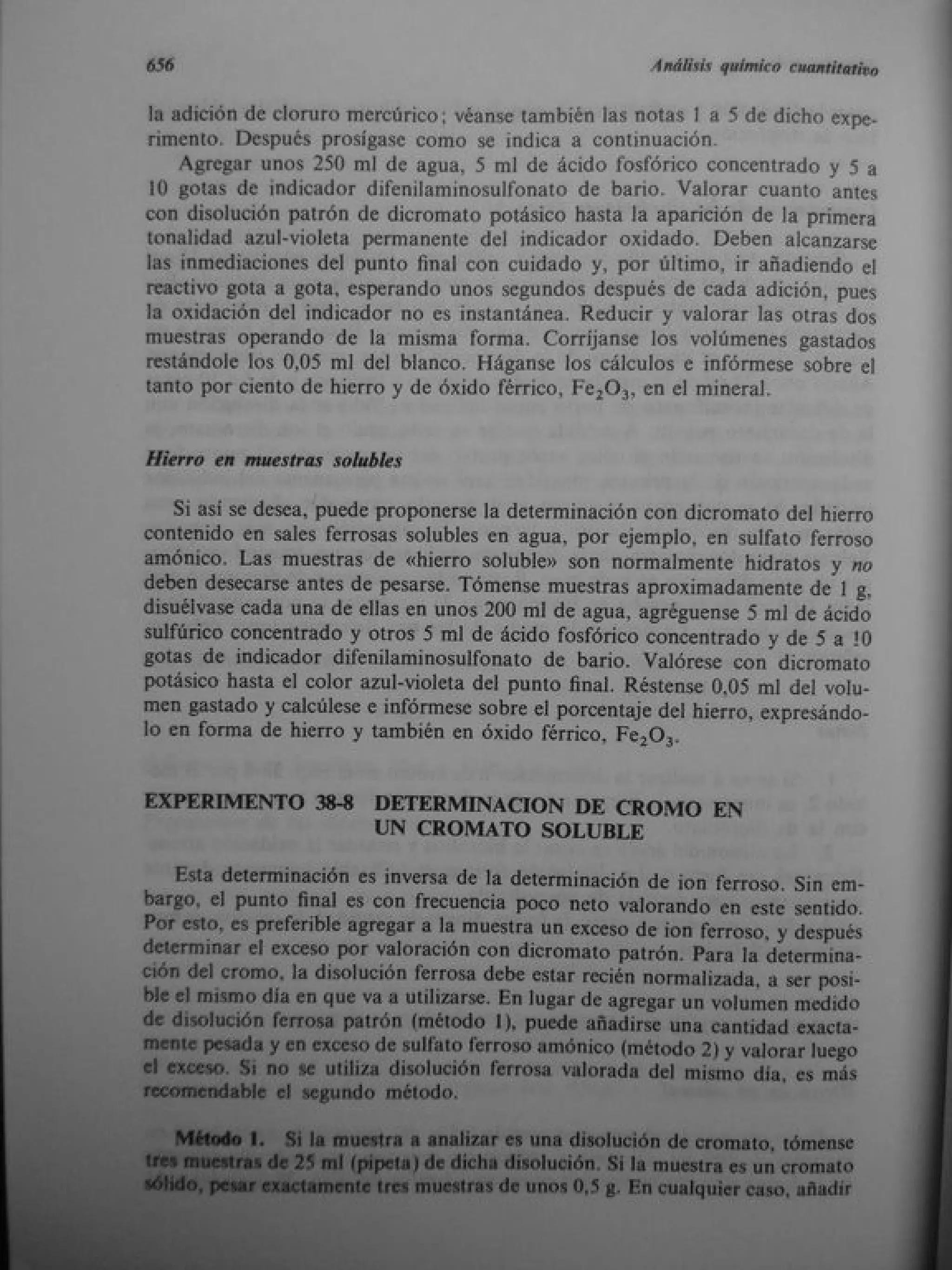 Analisis Quimico de AYRES