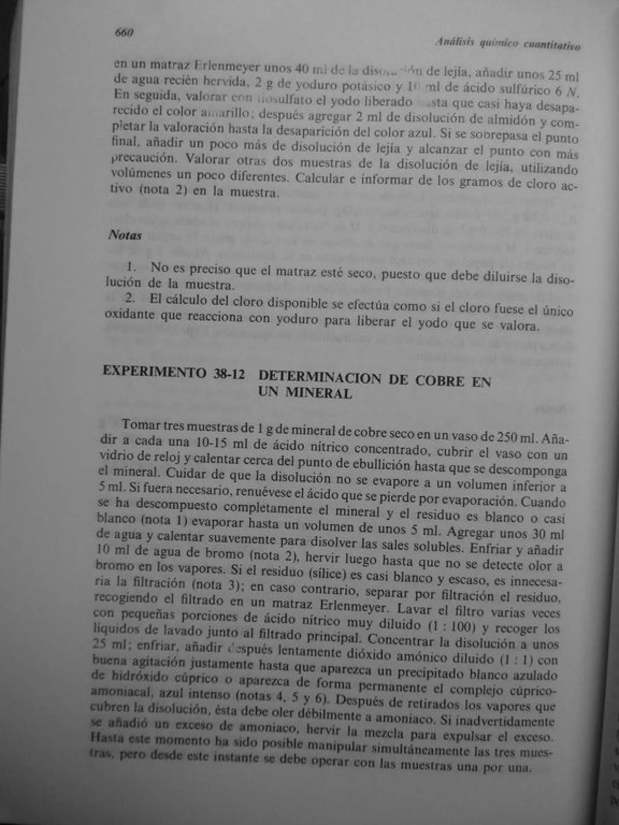 Analisis Quimico de AYRES