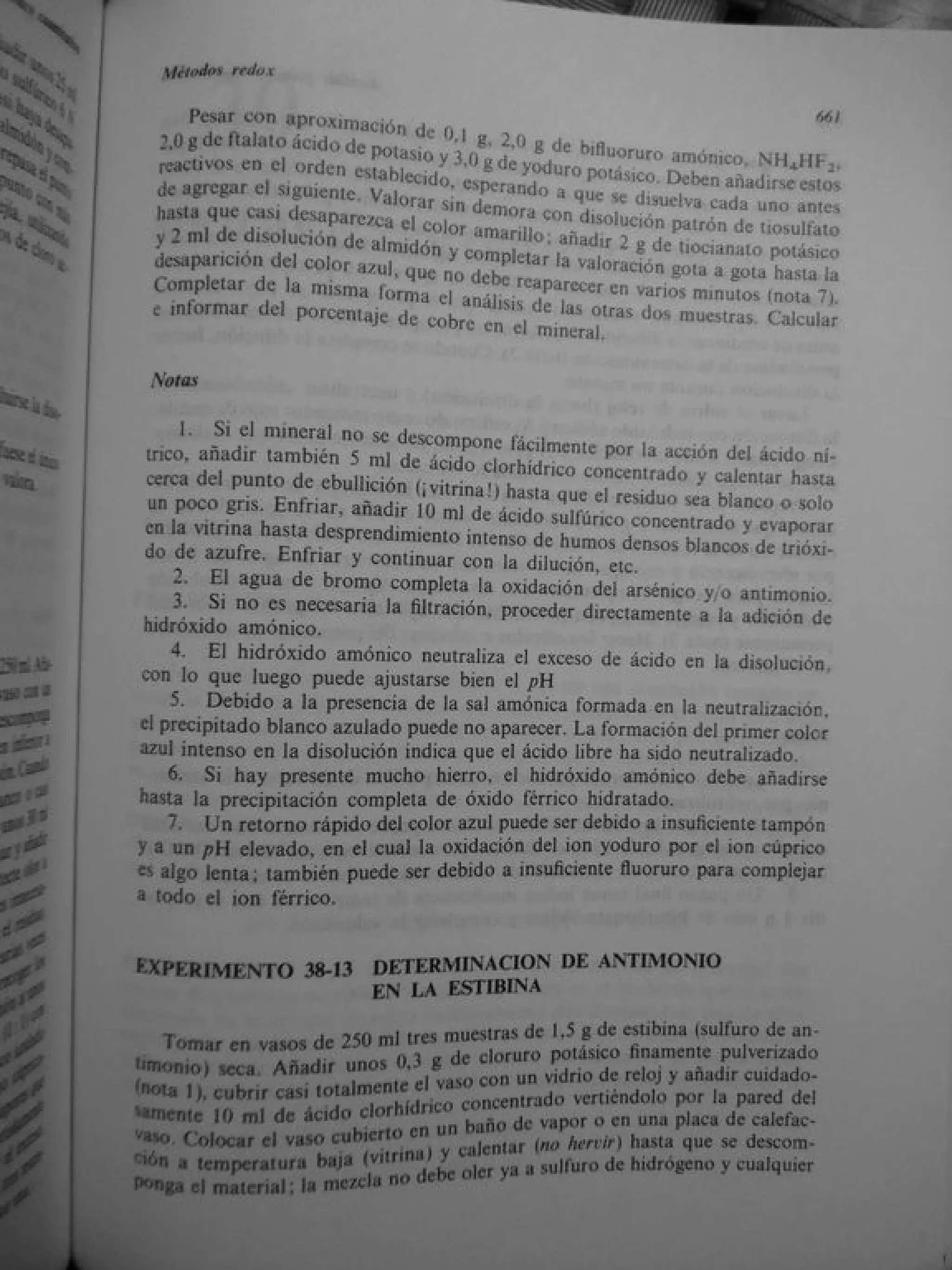 Analisis Quimico de AYRES