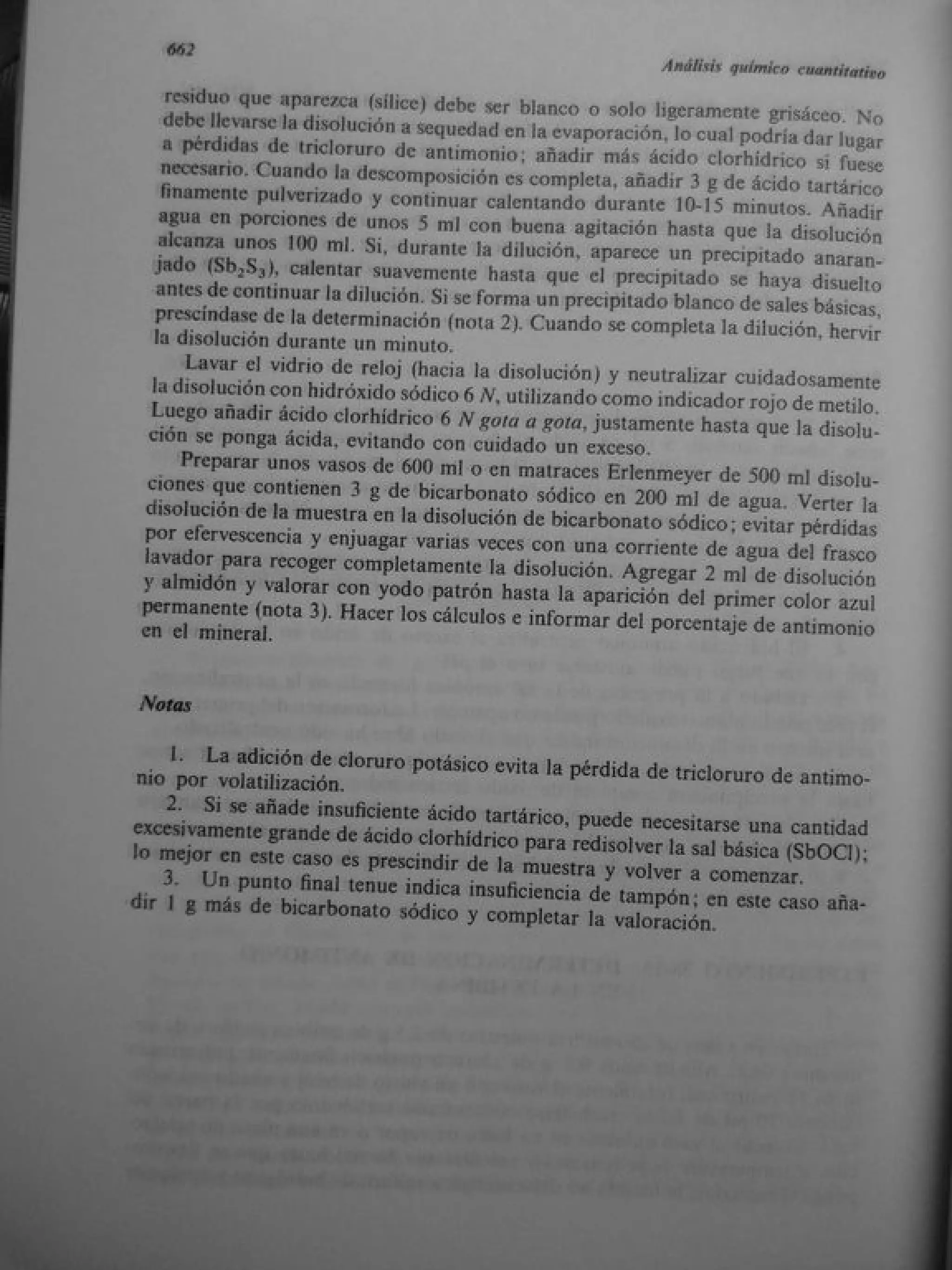 Analisis Quimico de AYRES