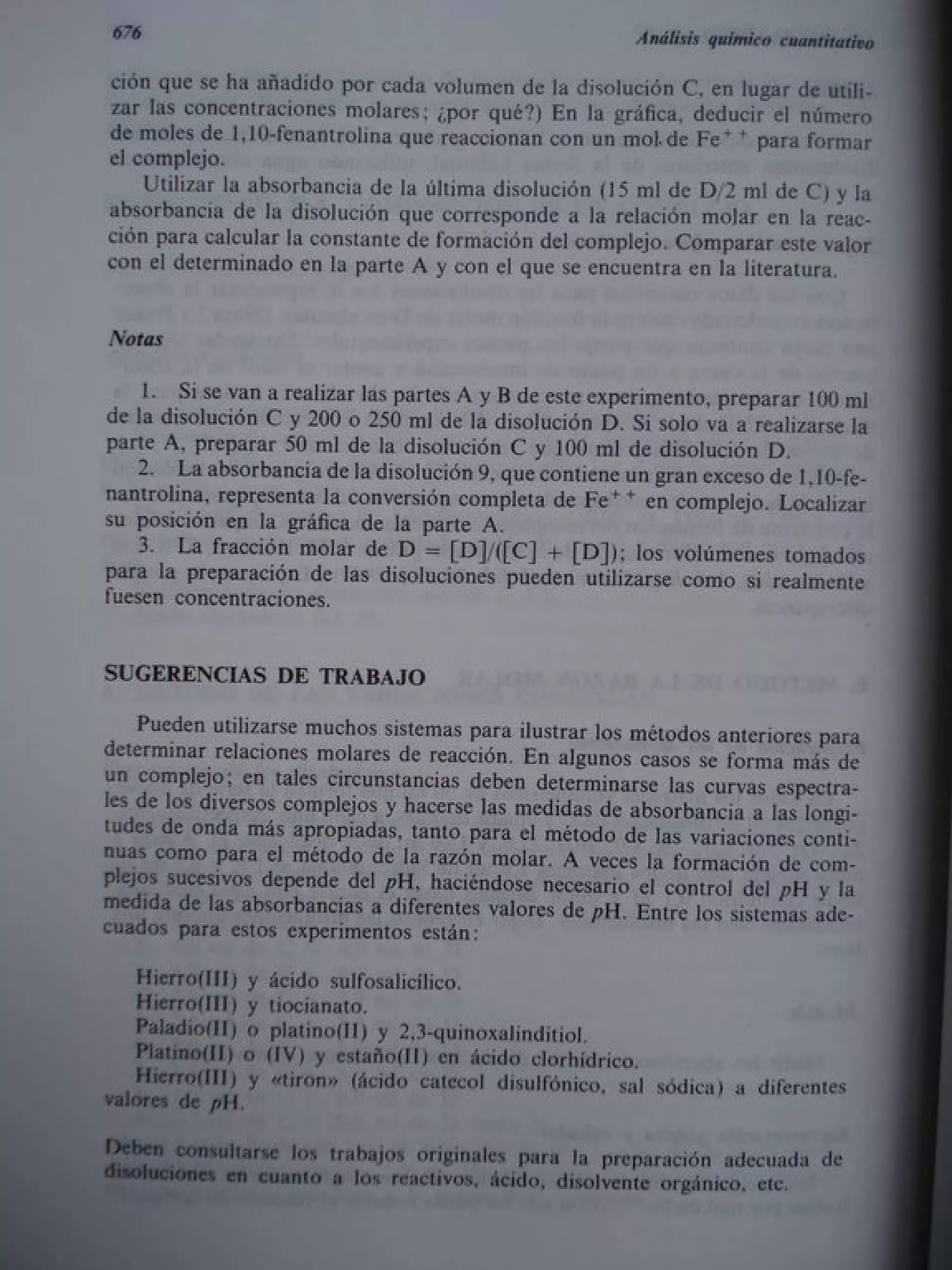 Analisis Quimico de AYRES