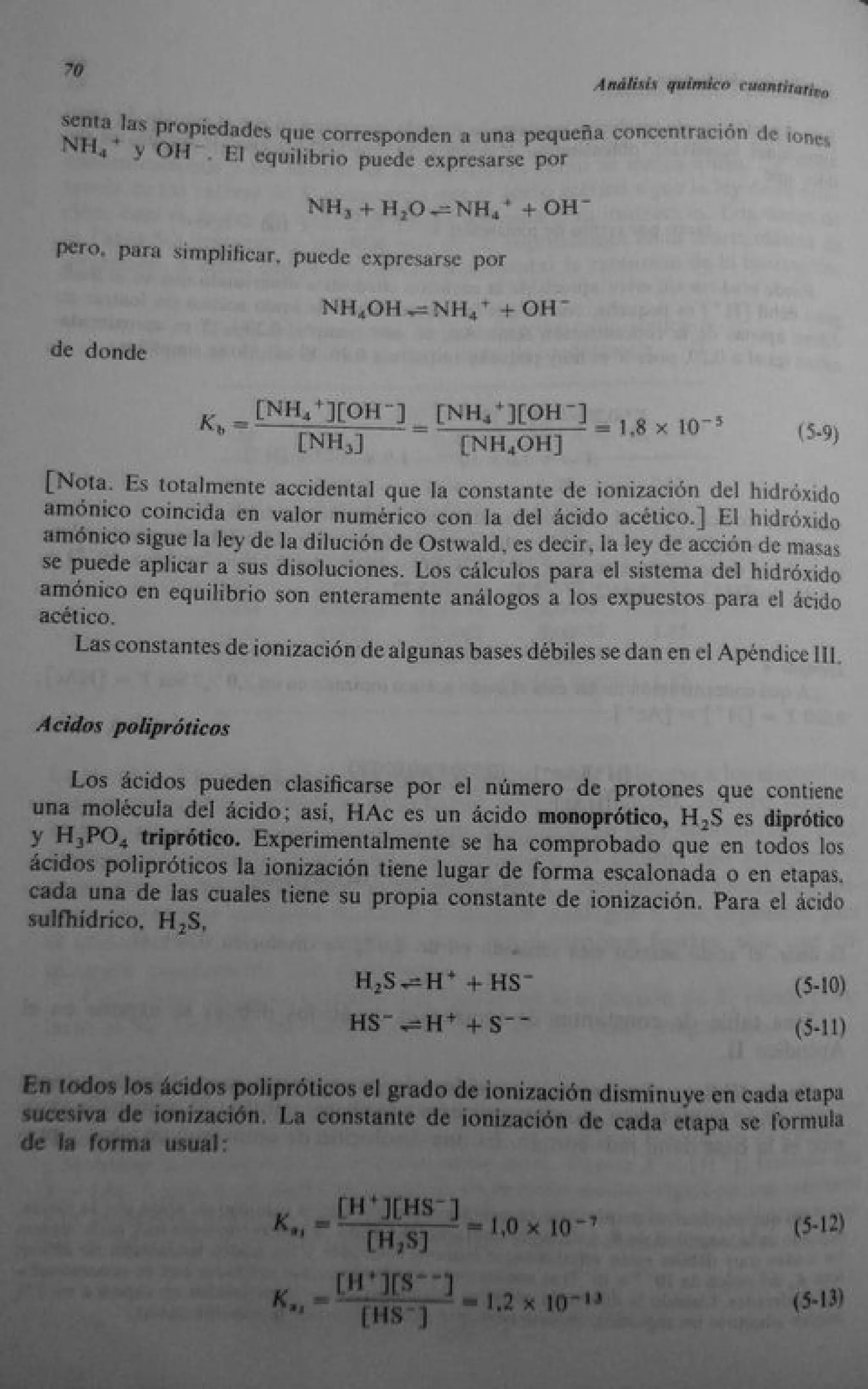 Analisis Quimico de AYRES