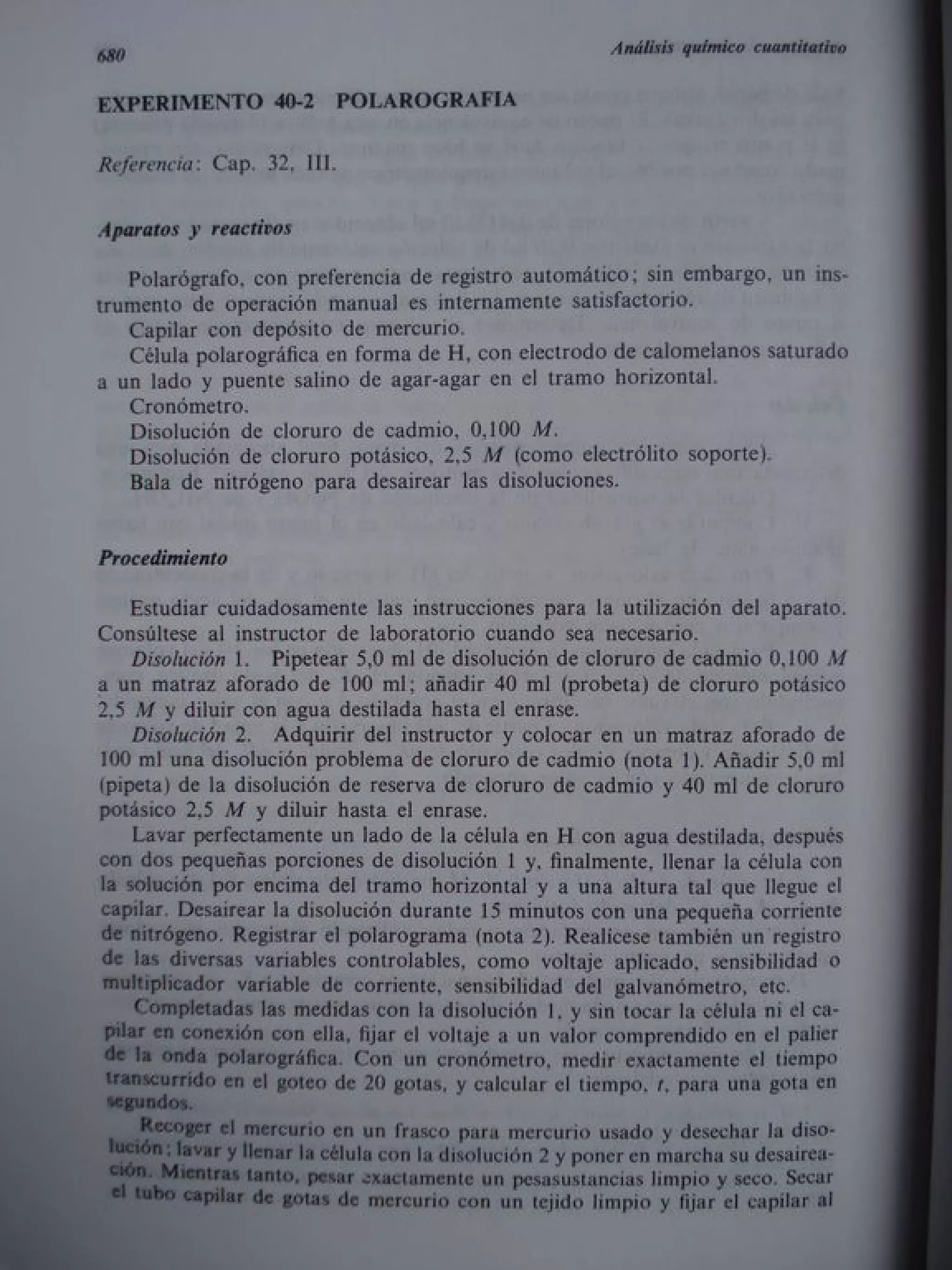 Analisis Quimico de AYRES