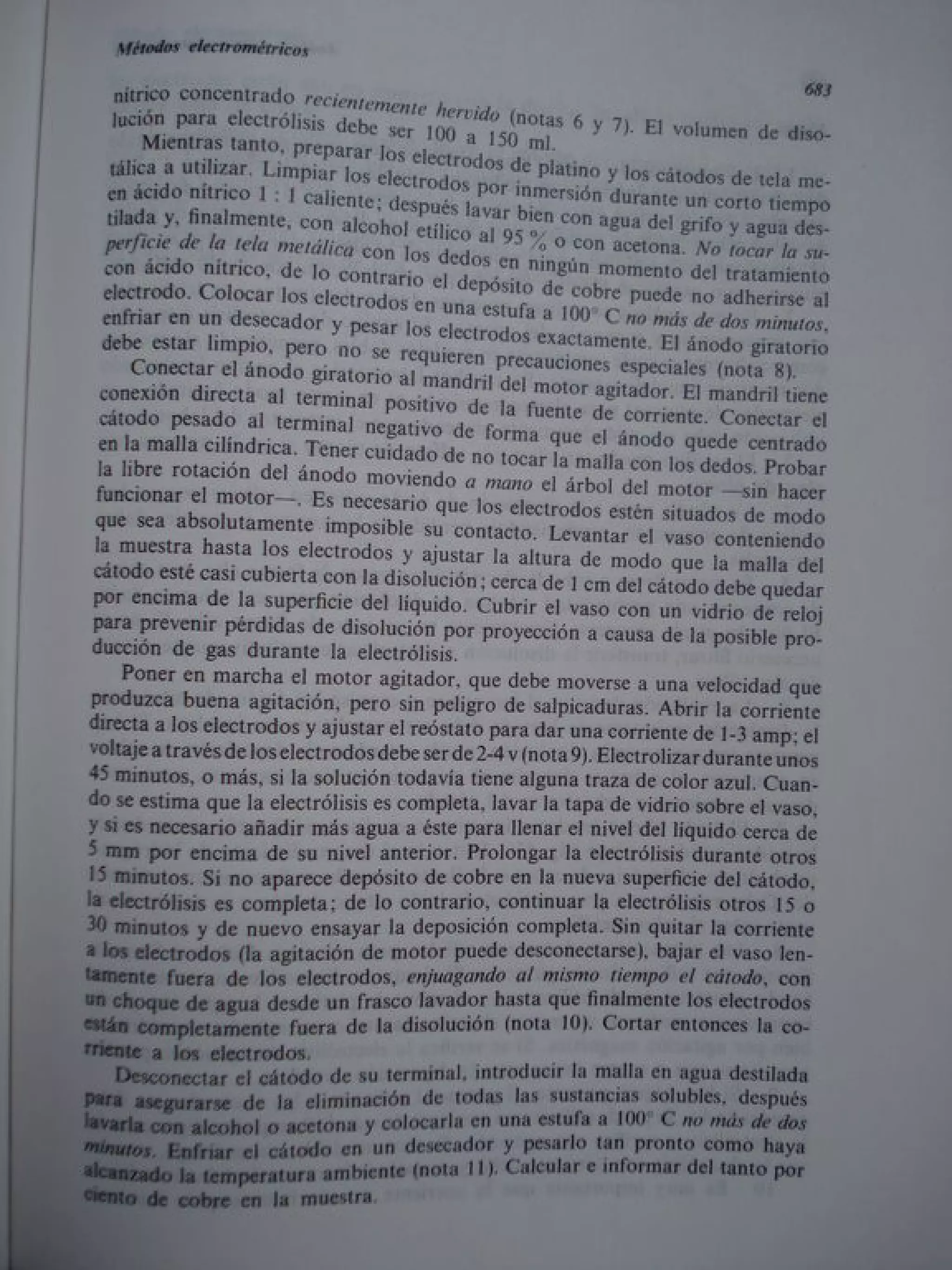 Analisis Quimico de AYRES