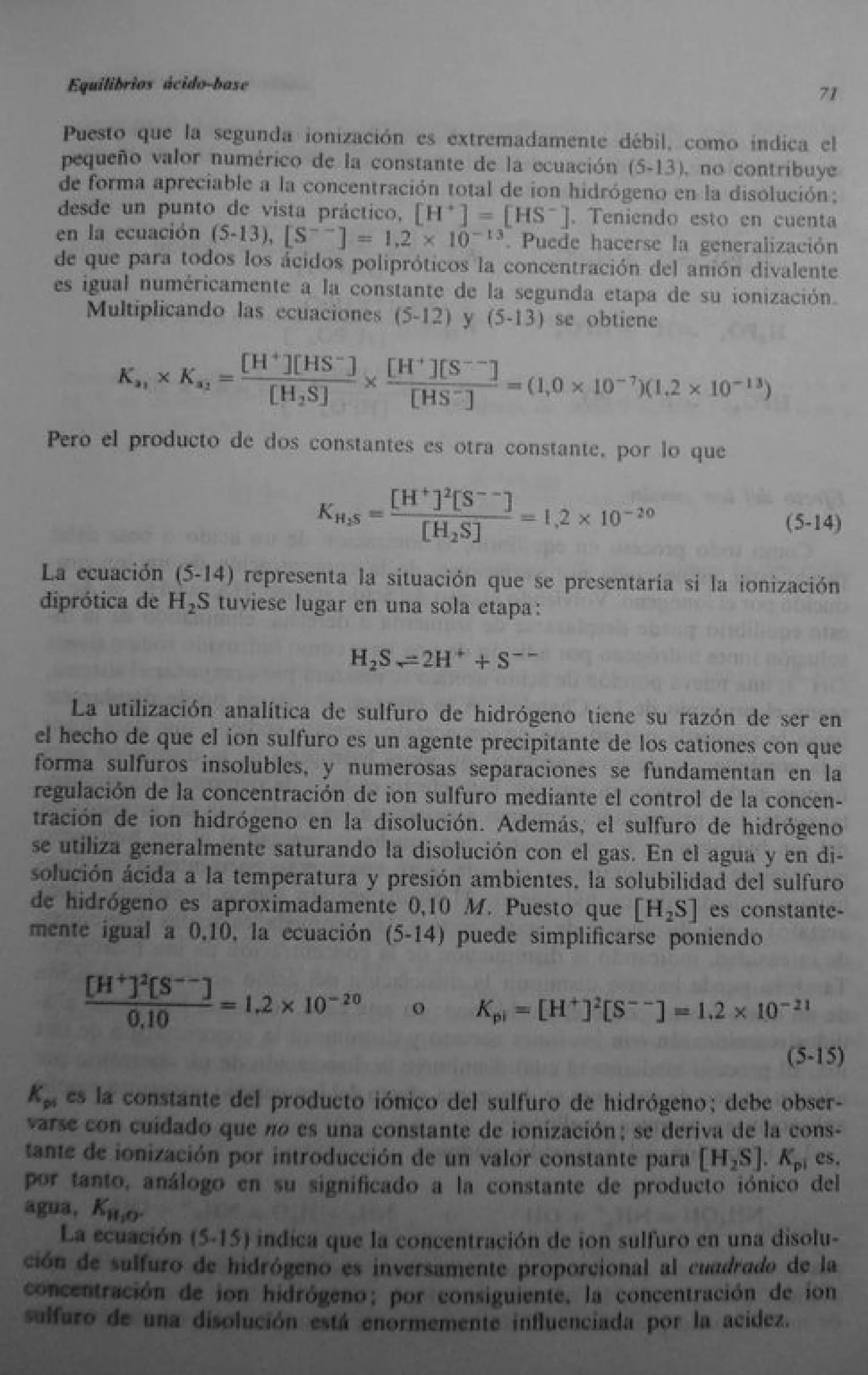 Analisis Quimico de AYRES