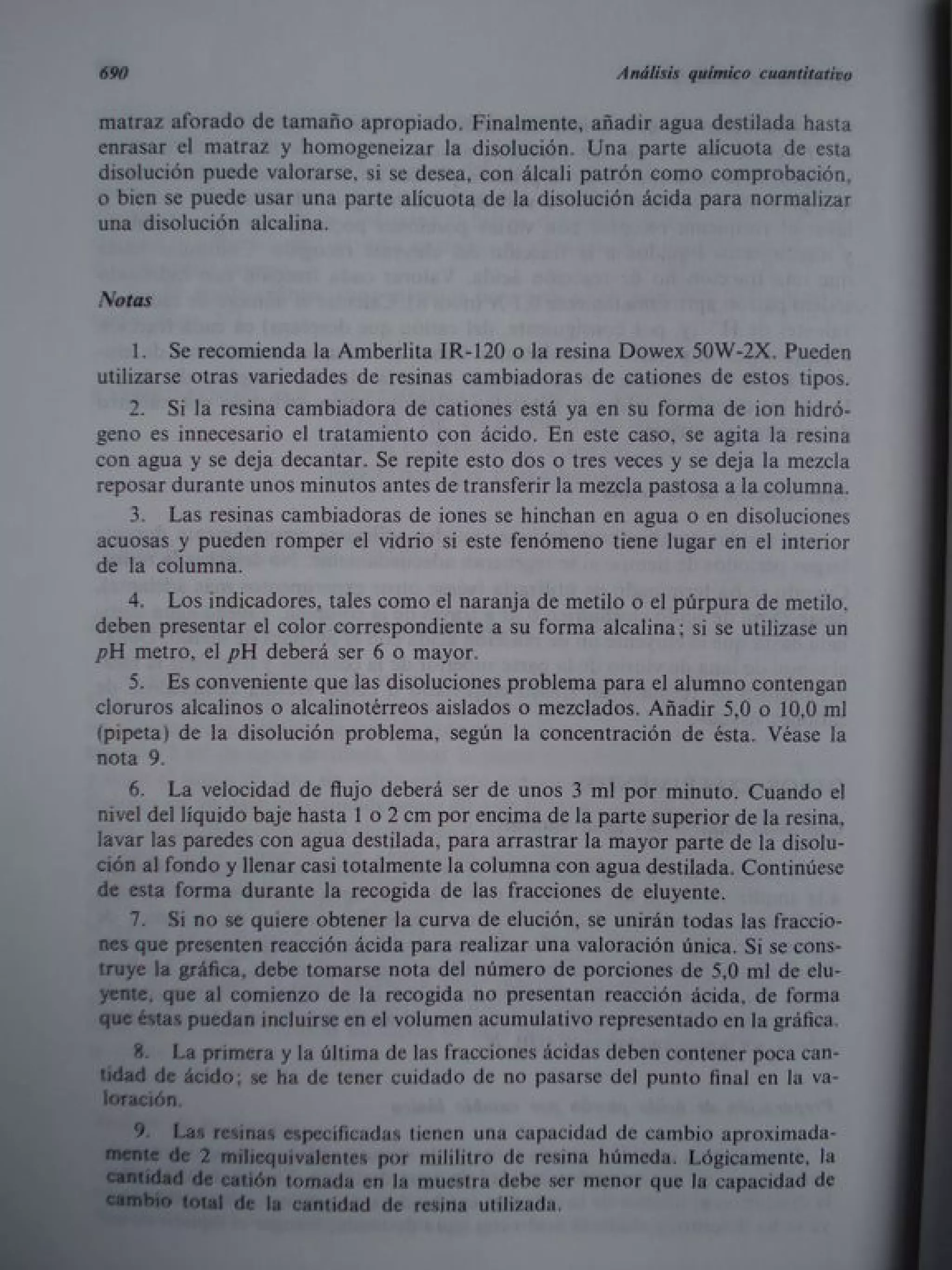 Analisis Quimico de AYRES