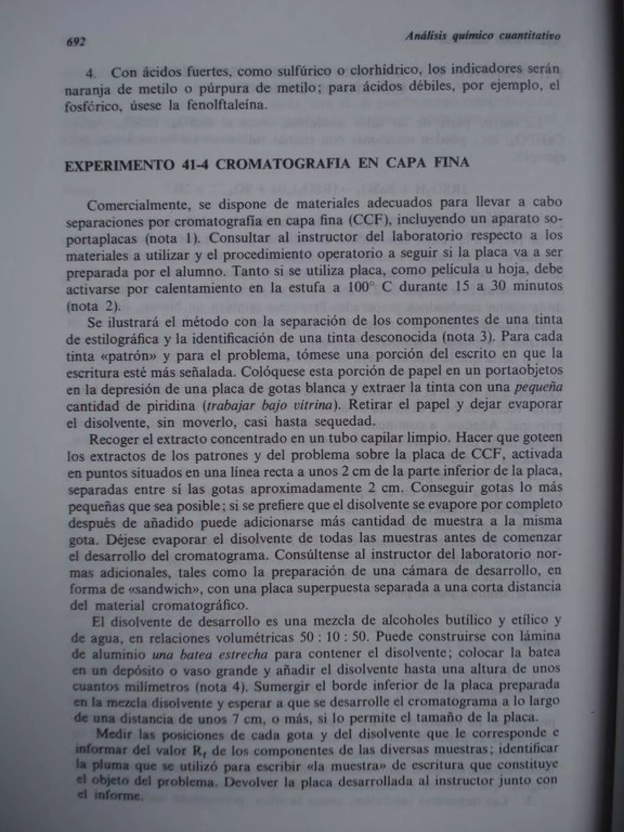 Analisis Quimico de AYRES