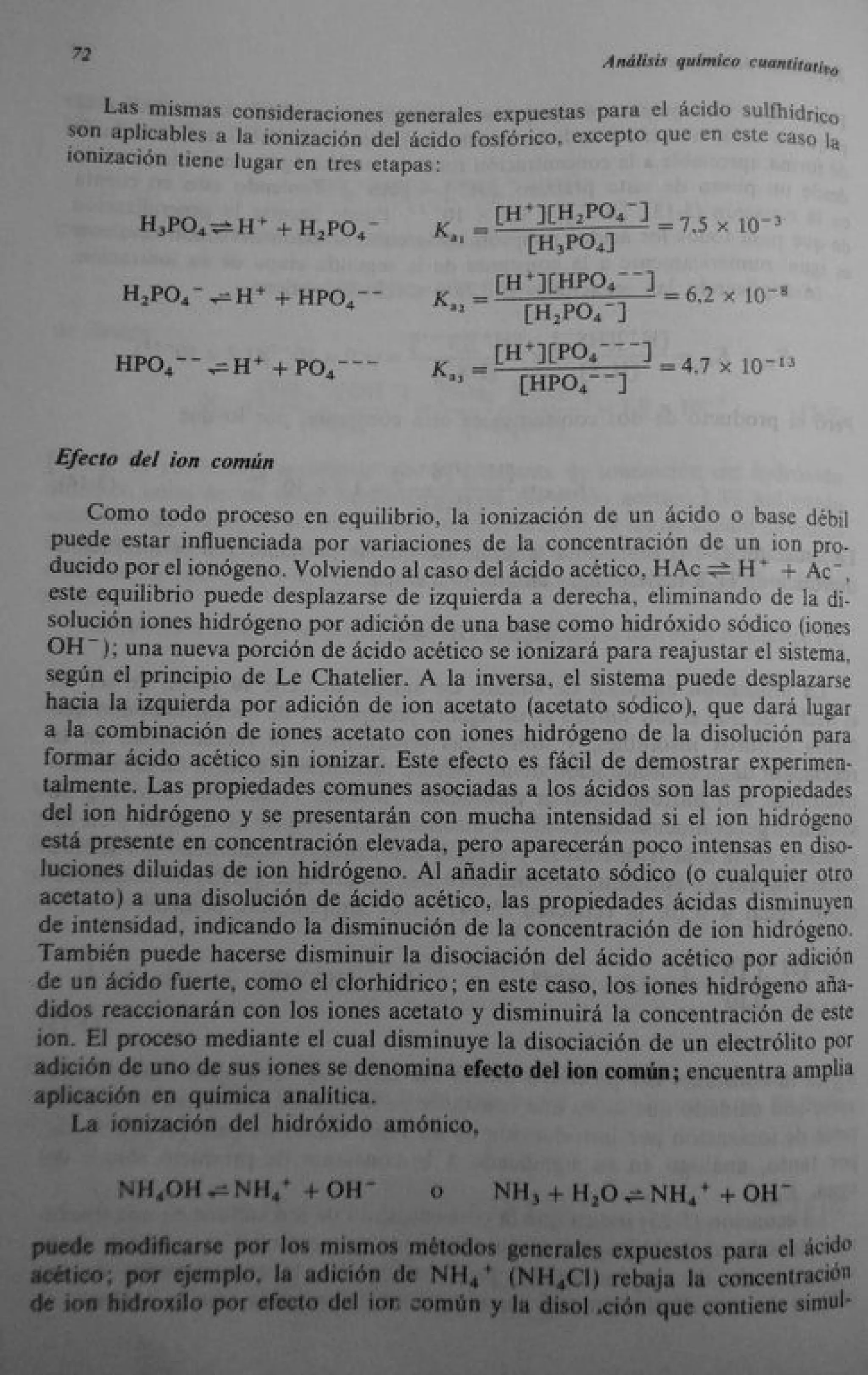 Analisis Quimico de AYRES