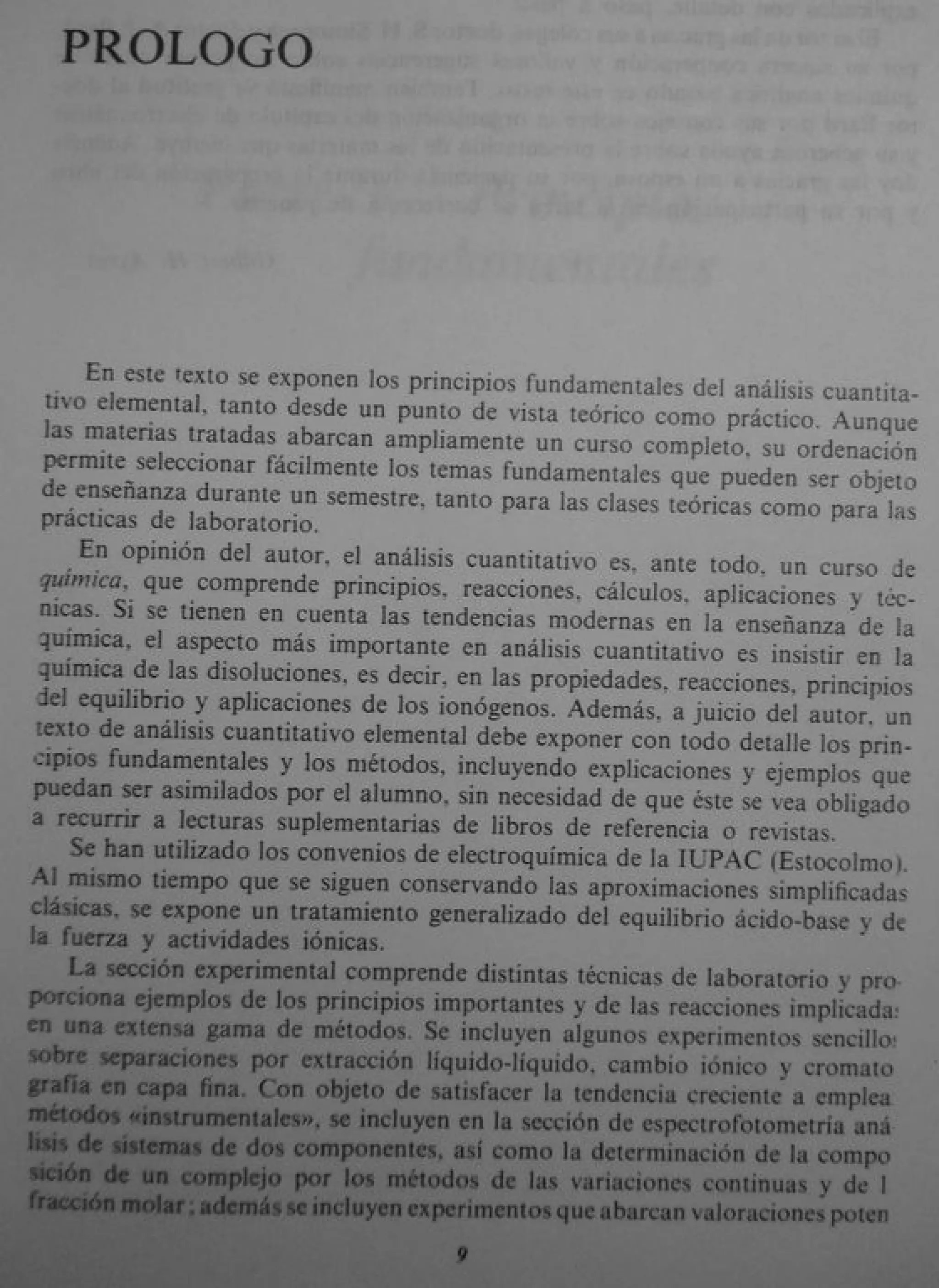 Analisis Quimico de AYRES