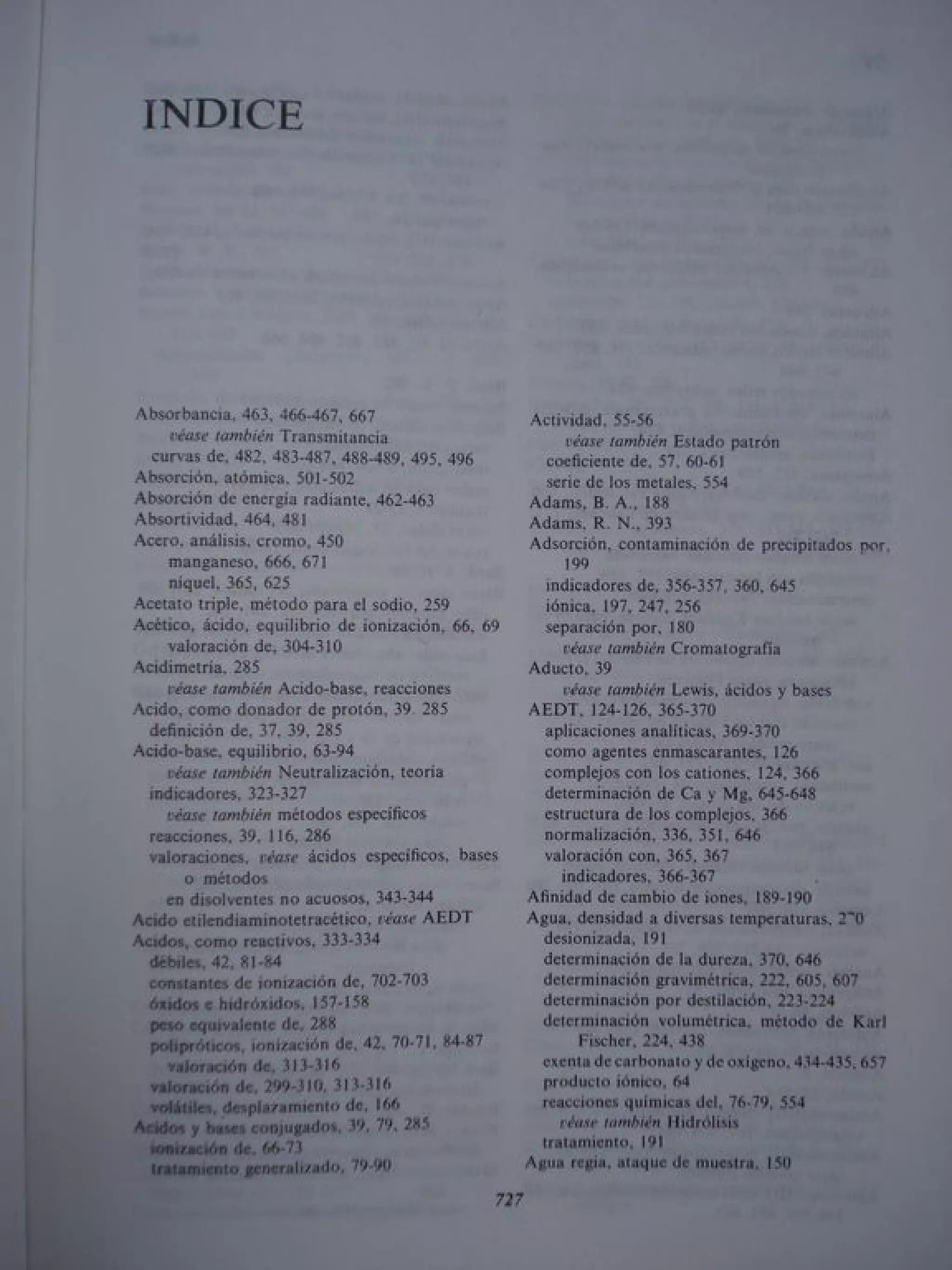 Analisis Quimico de AYRES