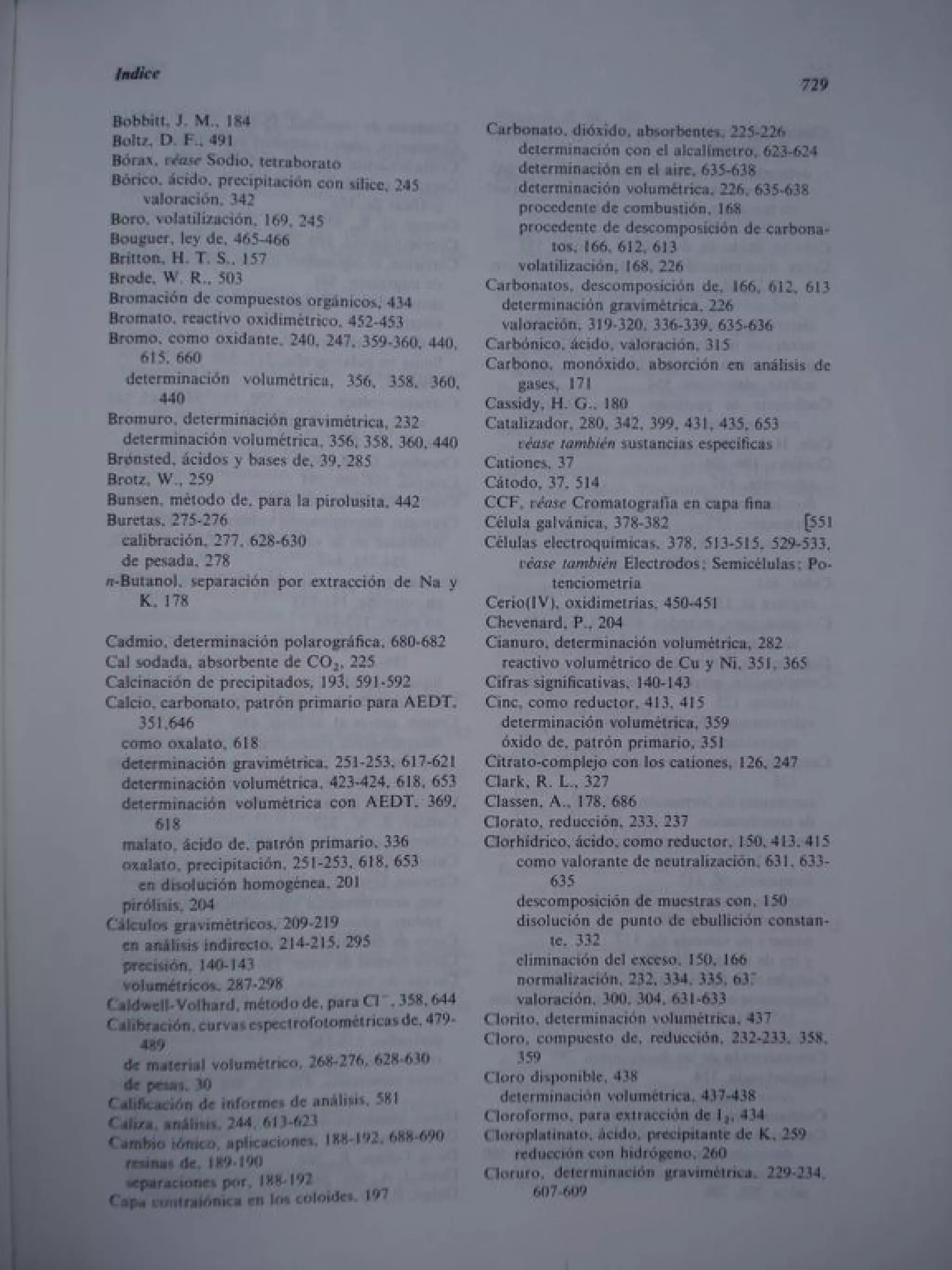 Analisis Quimico de AYRES