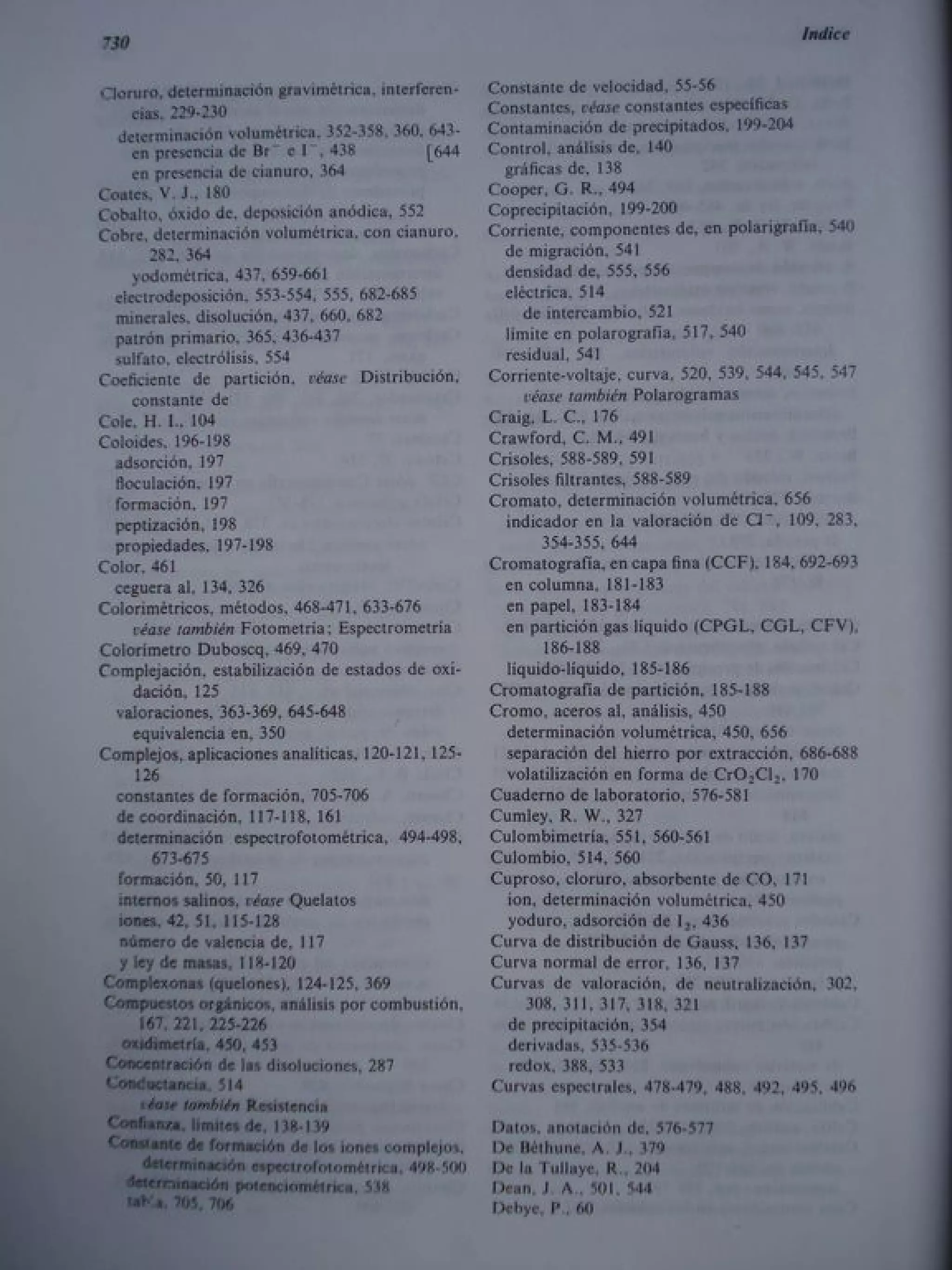 Analisis Quimico de AYRES