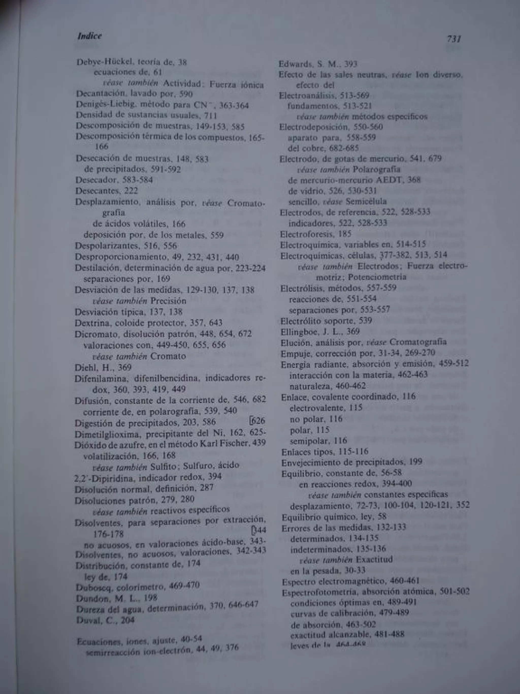 Analisis Quimico de AYRES
