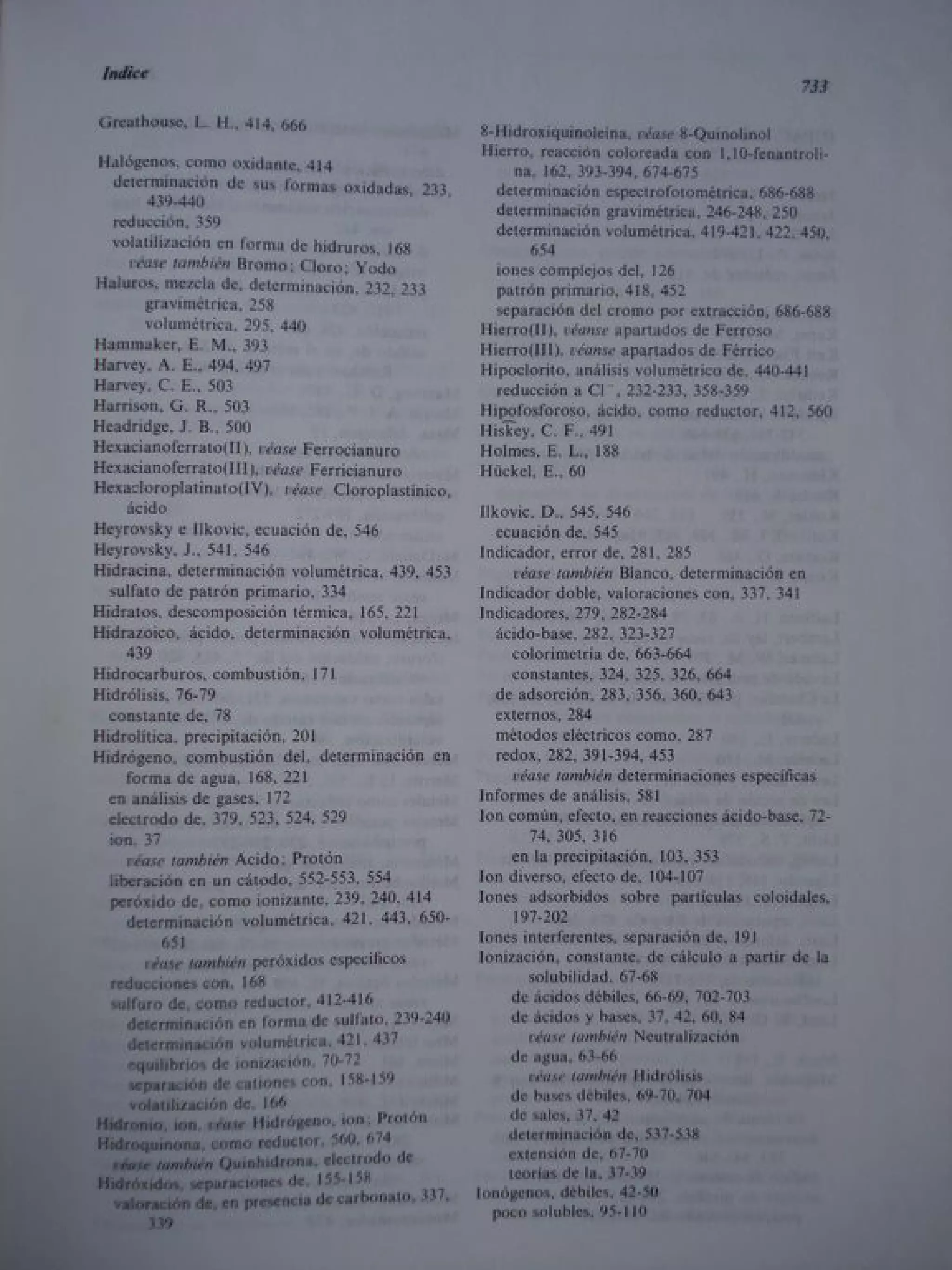 Analisis Quimico de AYRES