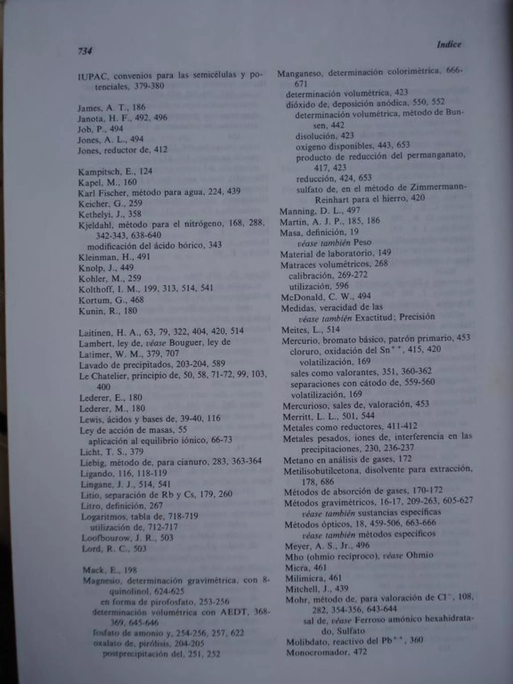 Analisis Quimico de AYRES
