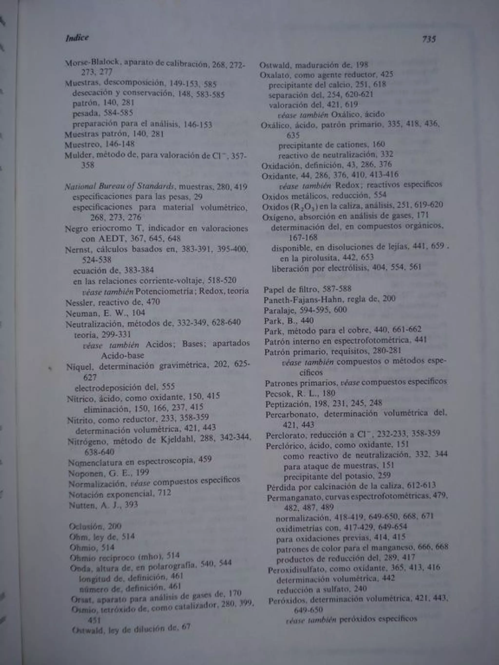 Analisis Quimico de AYRES