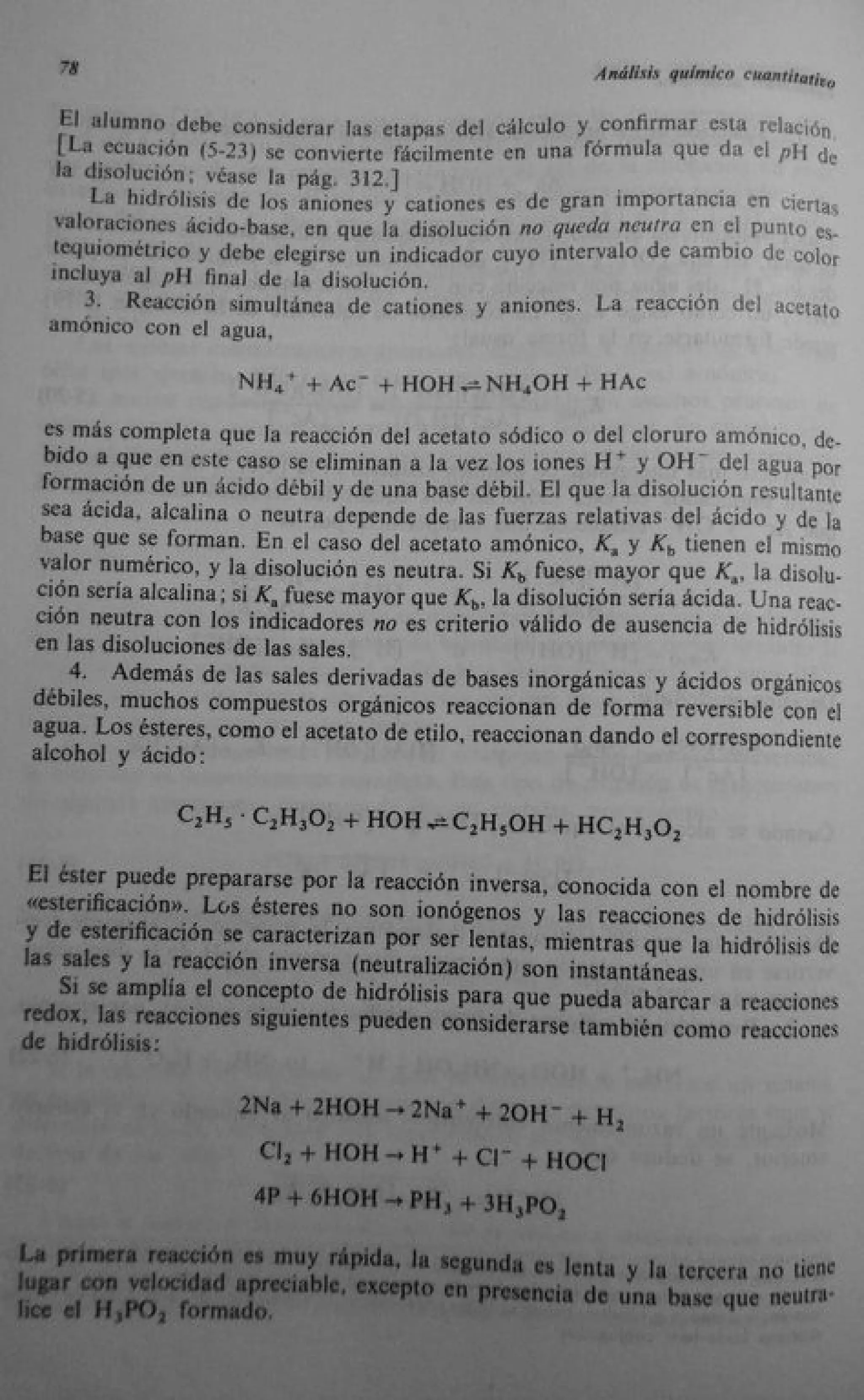 Analisis Quimico de AYRES