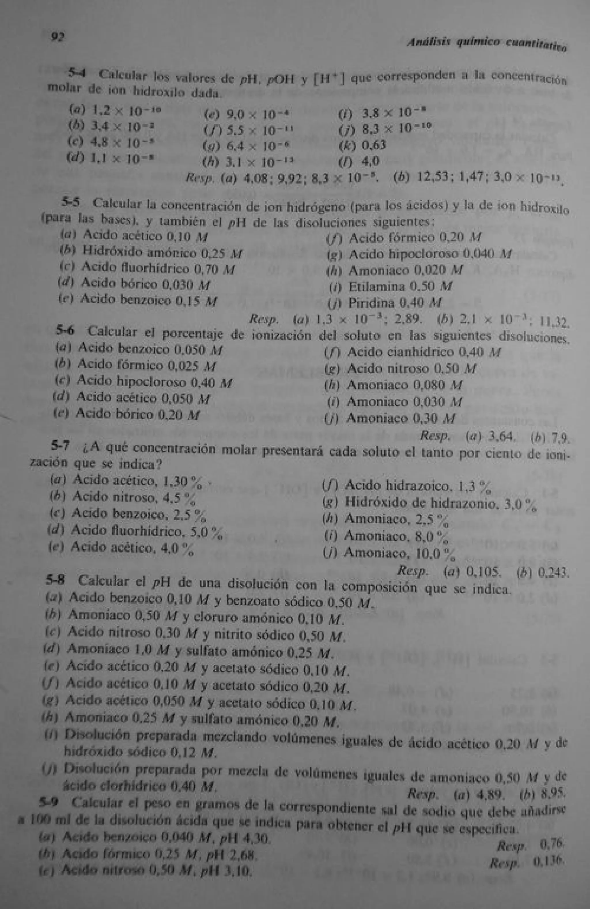 Analisis Quimico de AYRES