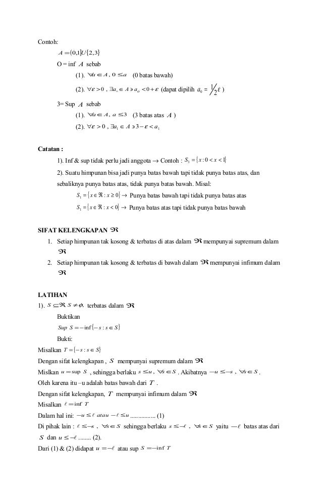 Analisis Real Alternatif