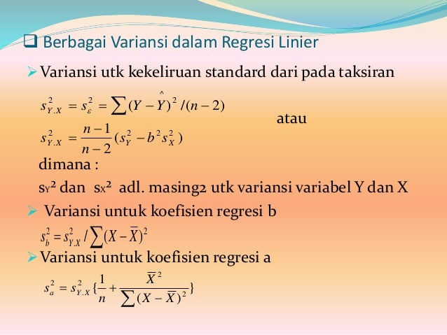 Statistika - Analisis regresi dan korelasi