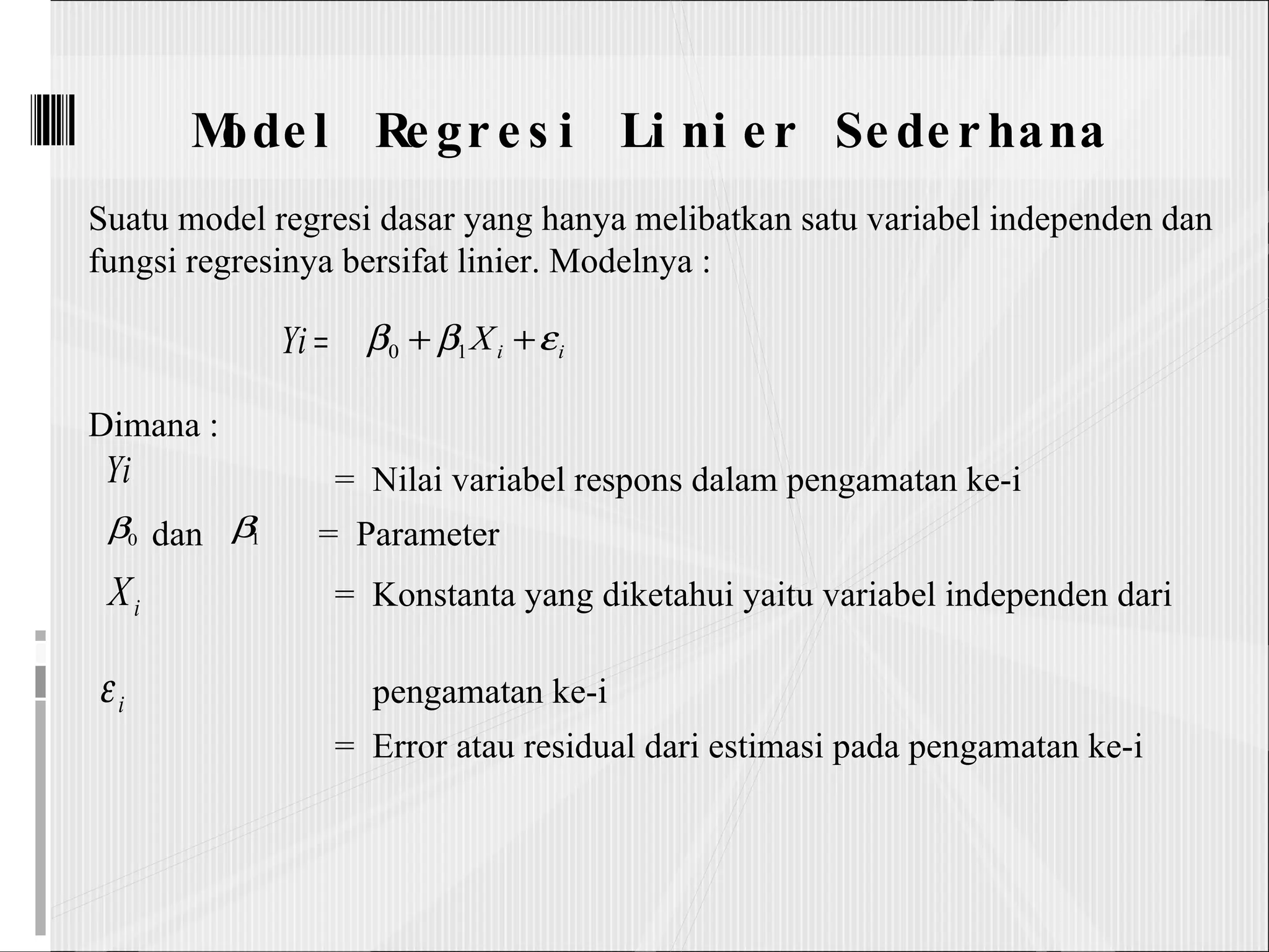 Analisis Regresi Upload | PPT