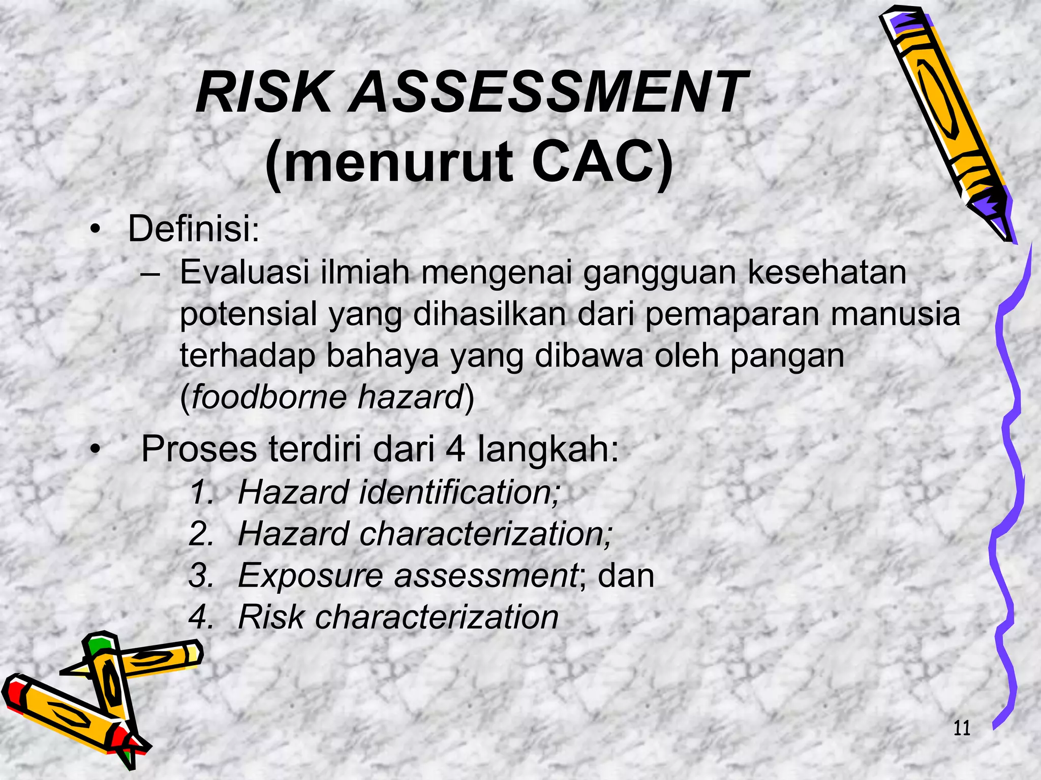 Analisis Risiko Pangan Hewani - BPPH R-4 Yogyakarta, 31 Mei 2004 | PDF