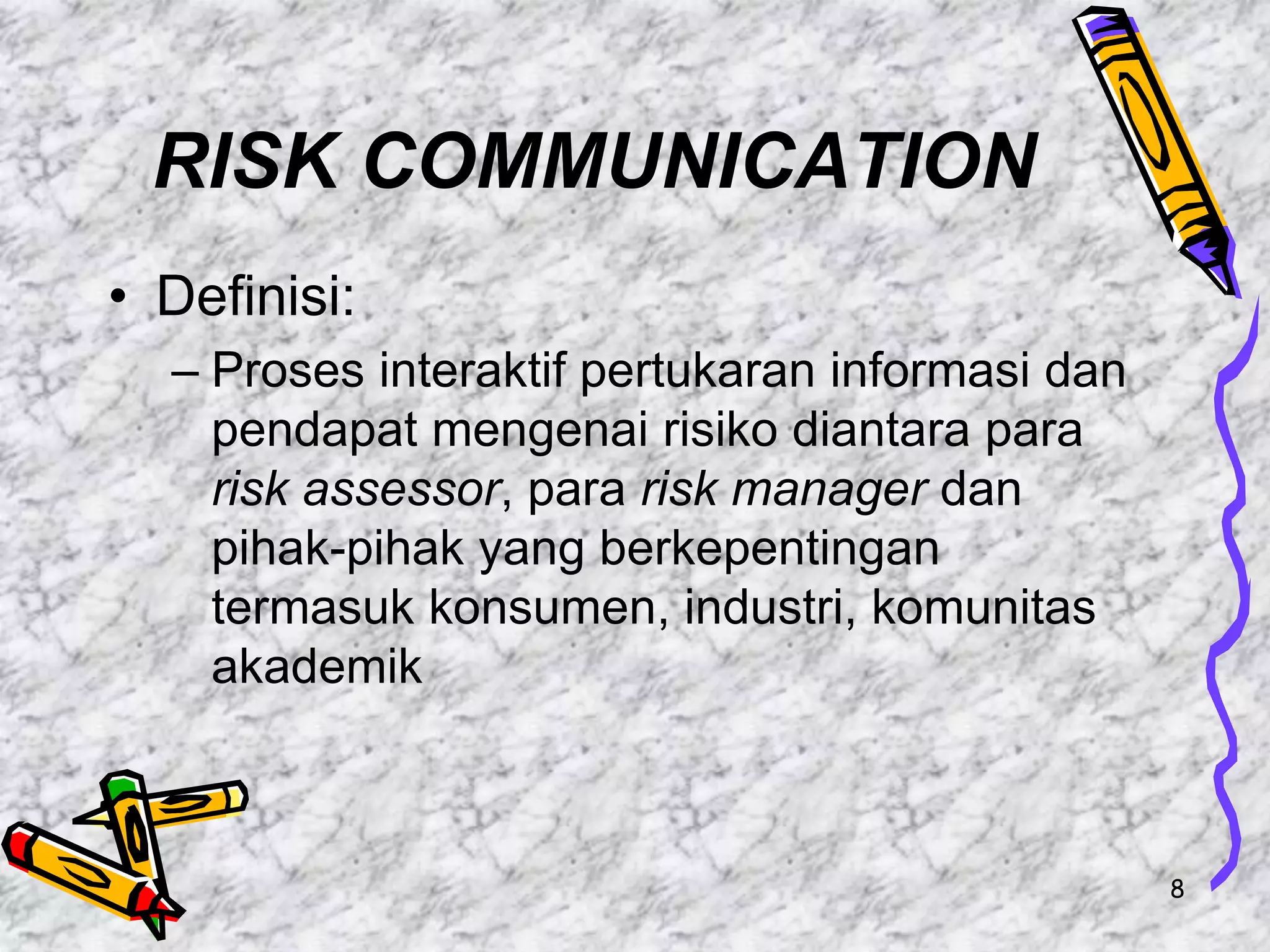 Analisis Risiko Pangan Hewani - BPPH R-4 Yogyakarta, 31 Mei 2004 | PDF