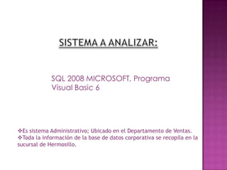 VISIONEl plan de expansión de la Compañía contempla el crecimiento en el Estado de Sonora, Sinaloa, Baja California Norte y Sur, además de que se tienevisualizado en el corto plazo la operación de tiendas en los Estados Unidos. 