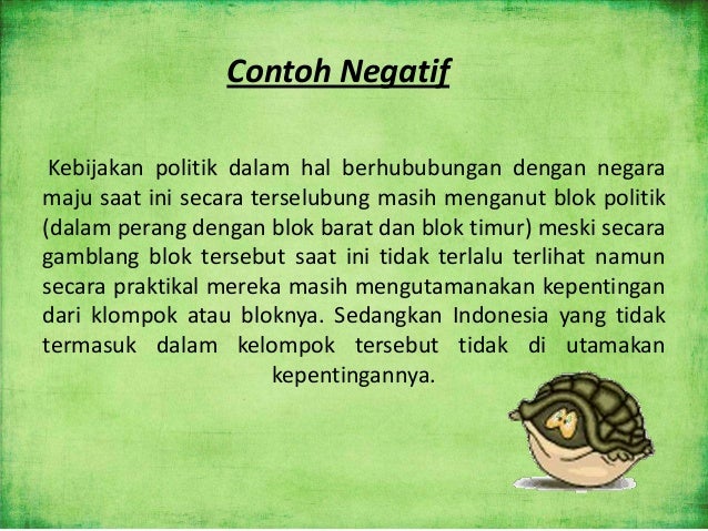 Ppt Peranan Politik Luar Negeri Indonesia dalam Era 