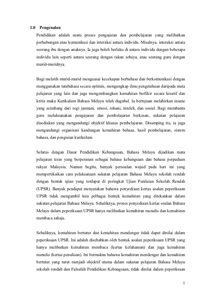 Contoh Soalan Objektif Bahasa Melayu Tingkatan 1 - Contoh 