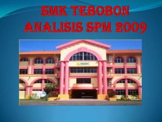SMK TEBOBON ANALISIS SPM 2009 