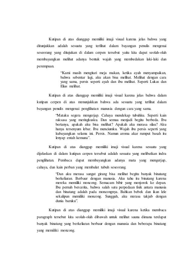 Unsur Intrinsik Cerpen Dua Wajah Ibu - Berbagai Unsur