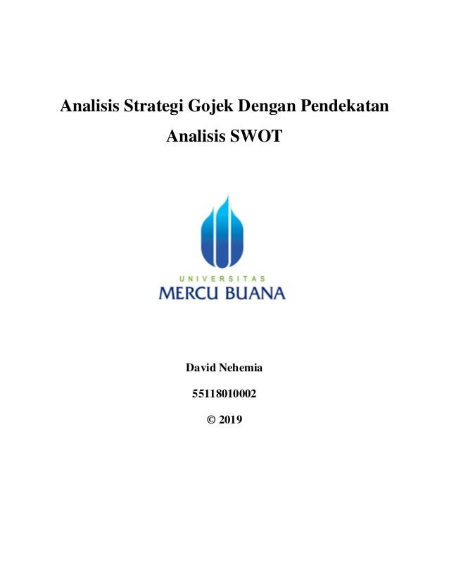 Analisis Strategi Gojek Dengan Pendekatan Analisis Swot