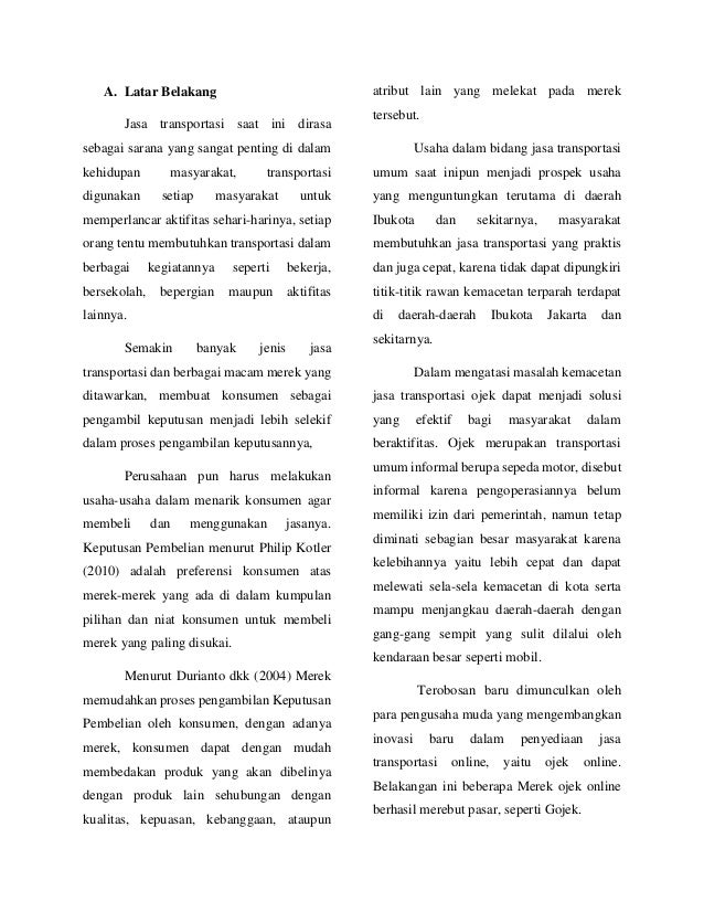 Analisis Strategi Gojek Dengan Pendekatan Analisis Swot
