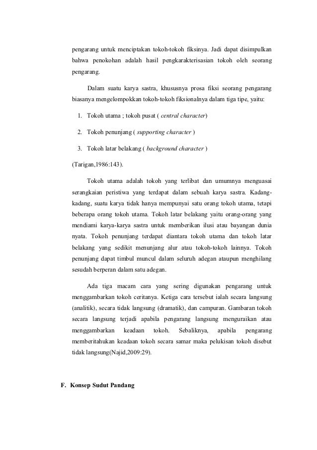 Analisis Strukutural Cerpen Cermin Api Cermin Sunyi Karya Trianit