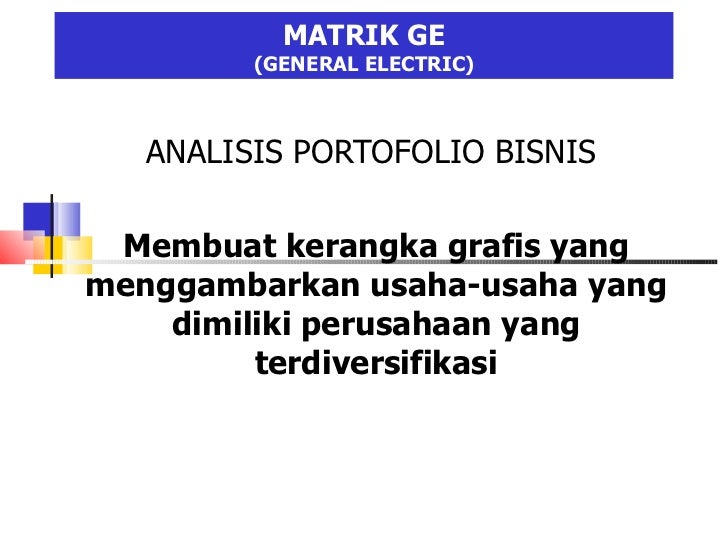 Strategi matrik laba laba matriks laba