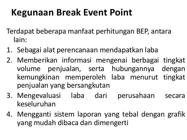 Analisis swot, bep dan proposal usaha