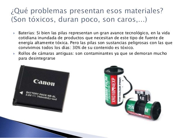 ï½ Baterias: Si bien las pilas representan un gran avance tecnolÃ³gico, en la vida
cotidiana inundada de productos que neces...