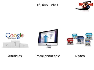 Difusión Online
PosicionamientoAnuncios Redes
 