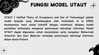 Analisis Fungsi, variabel, objek penelitian dan perbedaan UTAUT 1.pdf