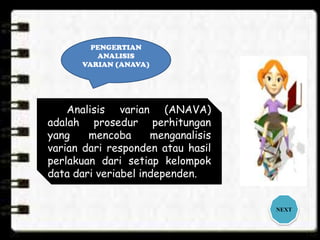 Analisis varian (anava) | PPTX