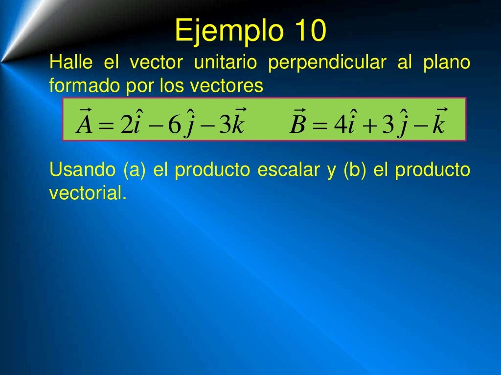 Analisis vectorial