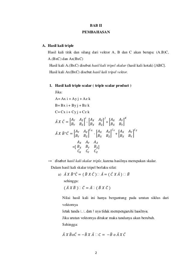 Contoh Soal Dan Pembahasan Hasil Kali Skalar Dua Vektor Kita
