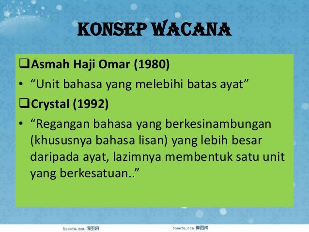 Analisis wacana bahasa melayu