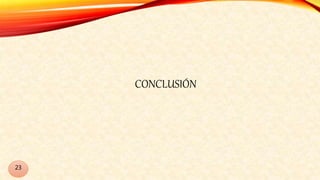 CONCLUSIÓN
23
 