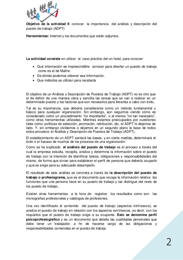 analisis y descripcion de puestos de trabajo en restauracin 3 638