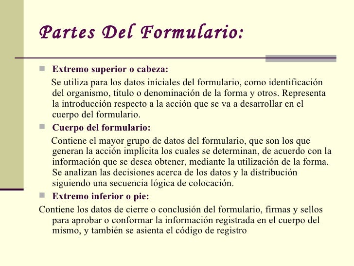 Analisis y diseño de formularios