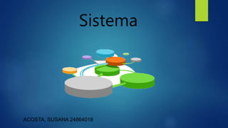 Sistema
ACOSTA, SUSANA 24864018
 