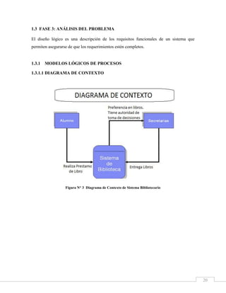Analisis y diseño de sistema bibliotecario | DOCX